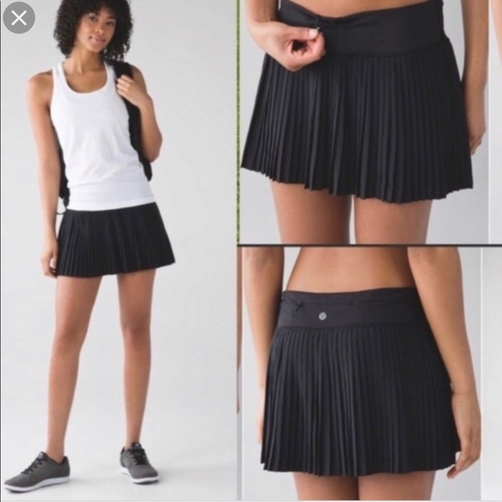 Lululemon Athletica Black Mini Skirt